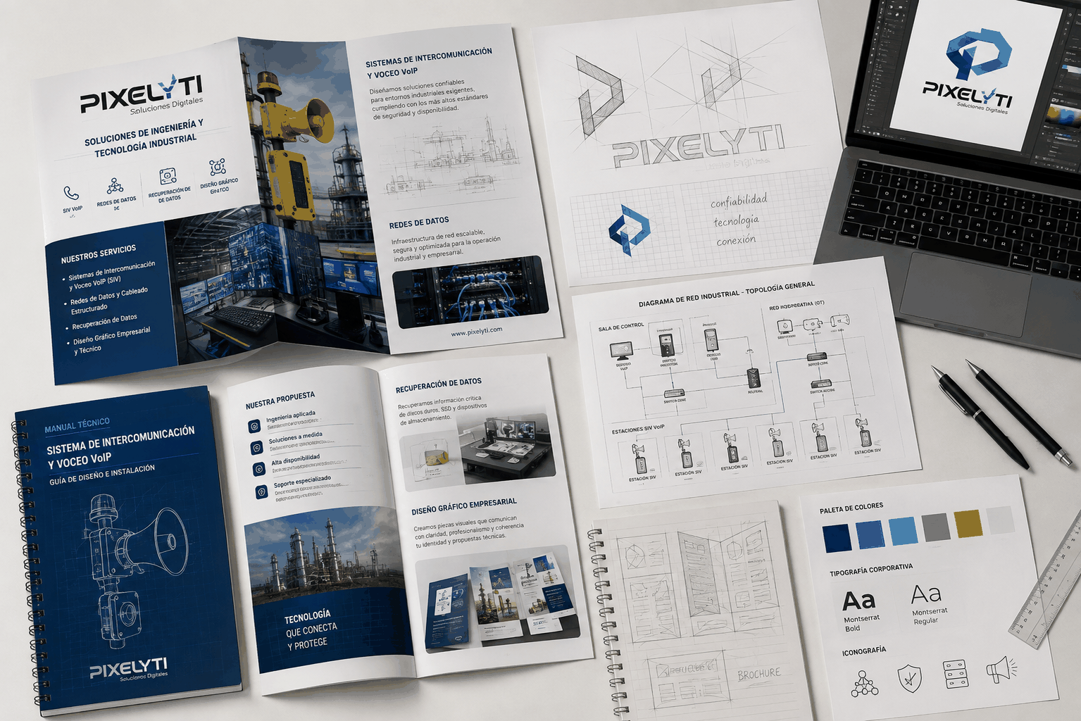 Diseño de planos y diagramas técnicos